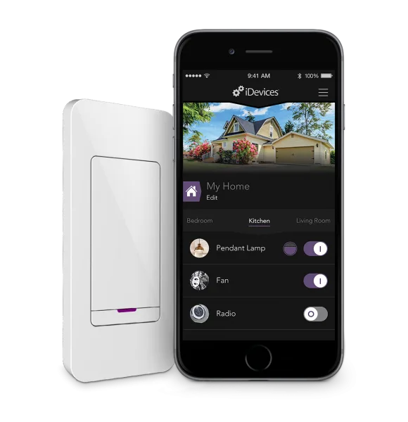 Add Wireless, Remote Smart Home Control Anywhere with the Intelligently-Designed iDevices® Instant Switch™