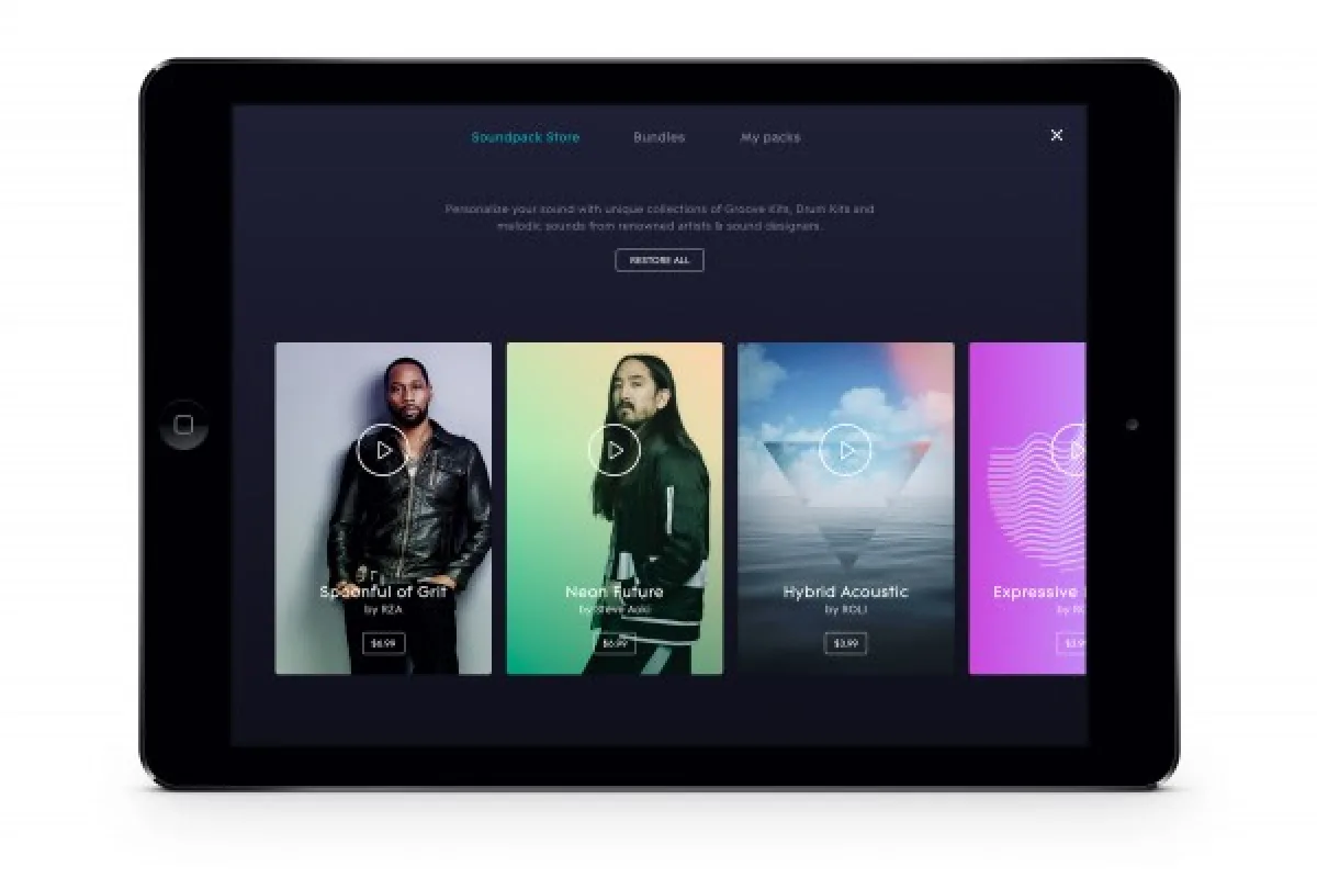 ROLI launches soundpacks from Steve Aoki, RZA of Wu-Tang Clan, and more at CES to expand sonic unive