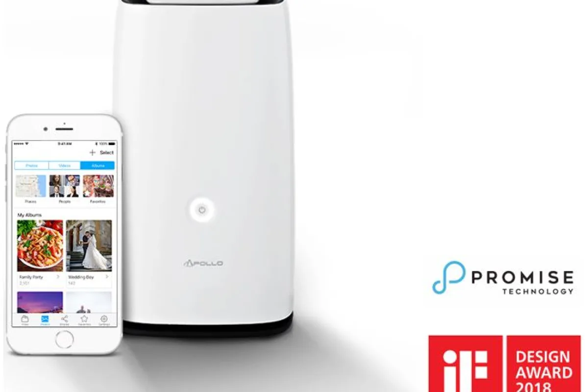 Promise Technology Named iF DESIGN AWARD 2018 Winner for its Apollo Cloud 2 Duo