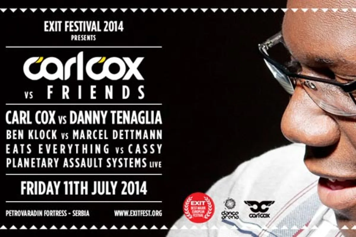 Carl Cox vs Friends for EXIT Festival 2014